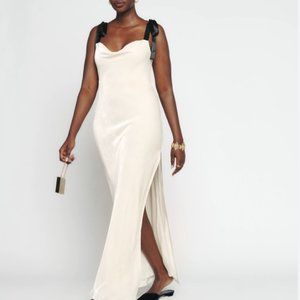 Reformation Nya Velvet Dress